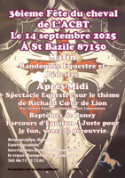 CALENDRIER DES ANIMATIONS 2025